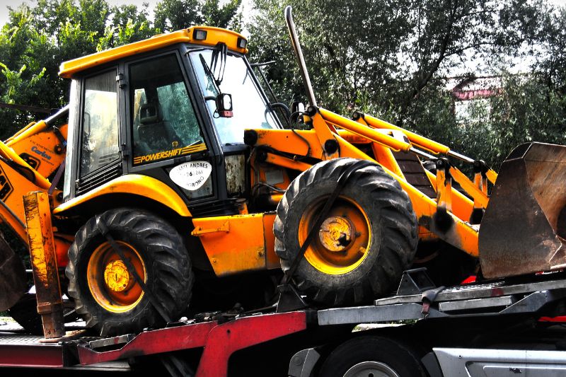 Transport maszyn rolniczych w Bochni